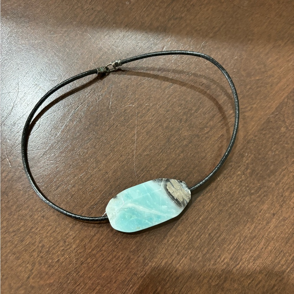 13.5 inch stone necklace